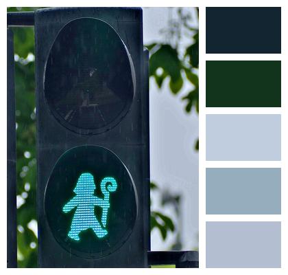 Traffic Light Green Traffic Light Man Image